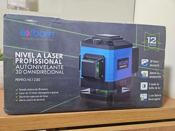 Nível laser exbom 12linha 3D