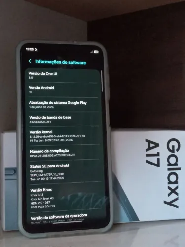 Galaxy a17 LTE 128gb/4gb. Mais fone e relógio