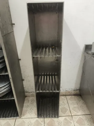 Lote 3 Porta Formas / Telas De Pizza Inox - Cozinha Profissional / Pizzaria