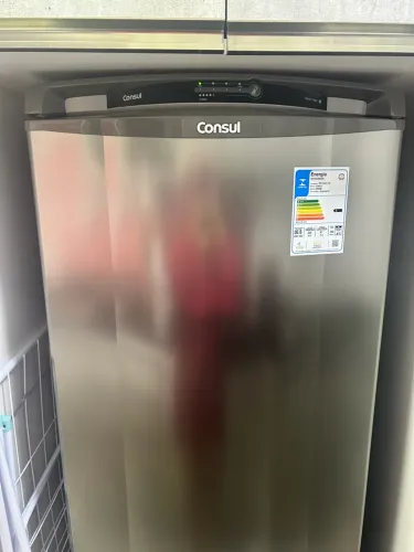 Geladeira Consul Frost Free ? Uma Porta ? Acabamento Inox
