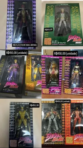Jojo Bizarre Adventures - Super Action Figure *LEIA A DESCRIÇÃO*