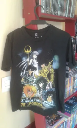Camisa Masculina Cavaleiros do Zodíaco Anime Geek