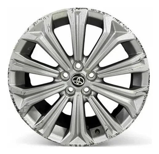 Unidade Roda Aro 17 5x100 Toyota Corolla 2019 2024 Prata Prata