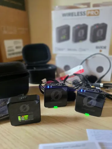 Microfone Lapela Duplo Rode Wireless Pro Usb-c E Camera