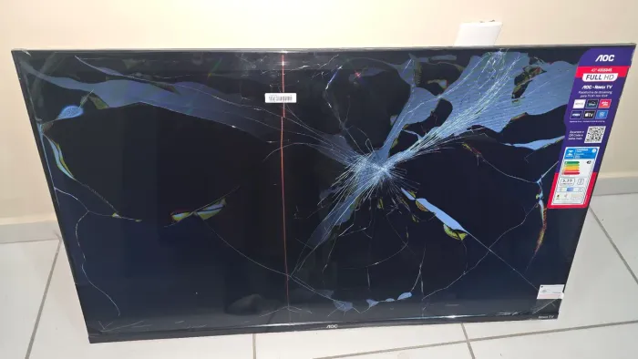 Tv  display quebrado