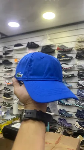 Boné Lacoste azul original 