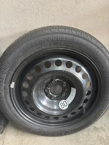 RODA E PNEU ARO 16 fiat