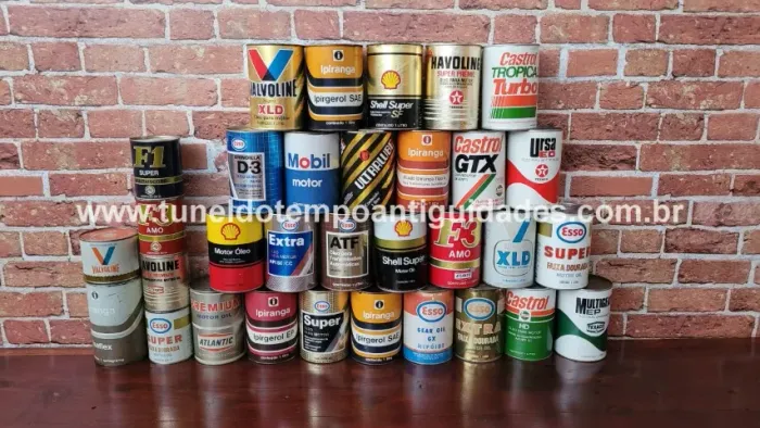 Latas Óleo Antigas