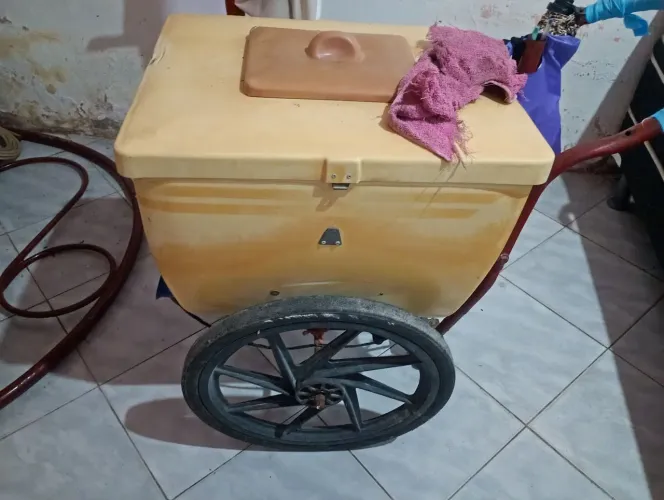 Carinho de picolé completo com as placas pra vender lijeiro