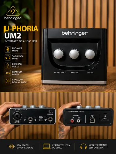 Interface de áudio bheringer