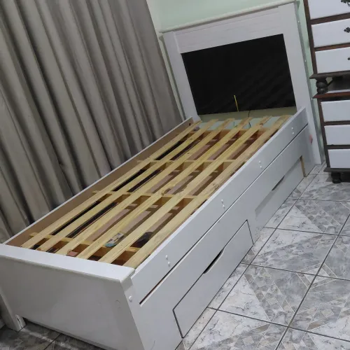 Bi-Cama solteiro com colchão