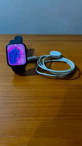 Apple Watch Series 7 45mm Gps Azul Original (Usado) - 95% saúde da bateria