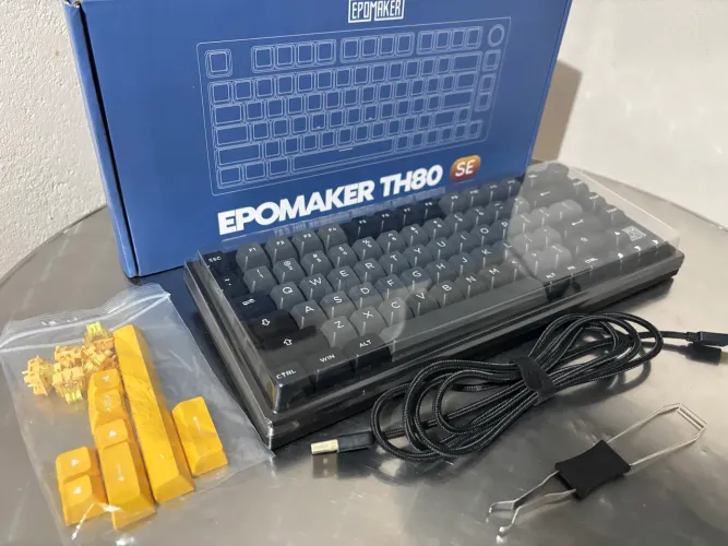 Teclado Gamer Epomaker TH80 SE PRETO BLACK WIRELESS BLUETOOTH