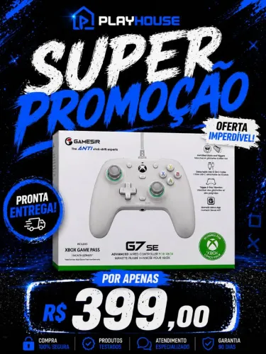 Controle Xbox One Séries S PC Gamer sir G7 SE