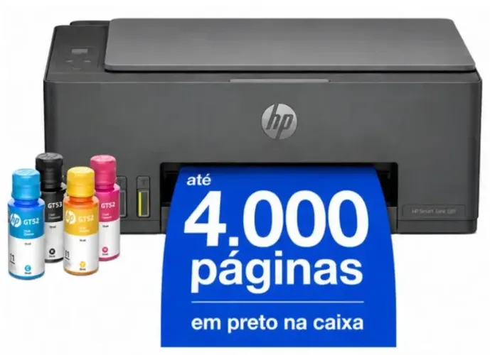 [LACRADA] Impressora Multifuncional HP Smart Tank 589 Tanque de Tinta Colorida Wi-Fi 1 USB