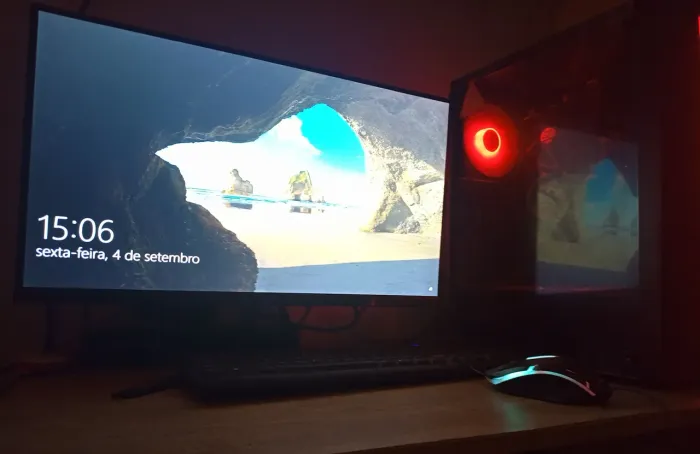 ? PC COMPLETO i7 + 16GB + SSD 480GB + MONITOR 75Hz + BRINDES