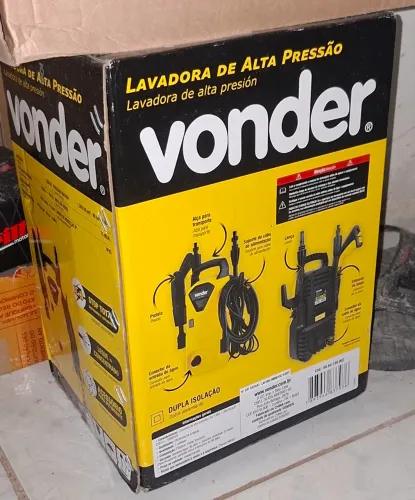 LAVADORA DE ALTA PRESSÃO VONDER POTÊNCIA DE 1300