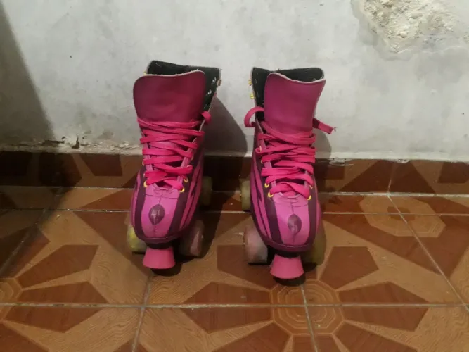 Patins rosa 