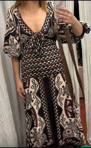 Vestido longo Farm