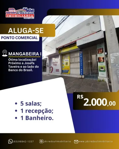 Imóvel para aluguel tem 80 metros quadrados em Mangabeira - João Pessoa - PB