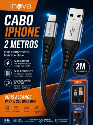 Cabo iPhone 2 metros