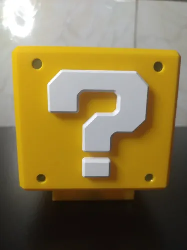 LUMINÁRIA LED ABAJUR BLOCO SUPER MARIO BROS