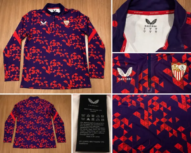 Blusa de Treino Sevilla FC Castore Original - Tamanho M
