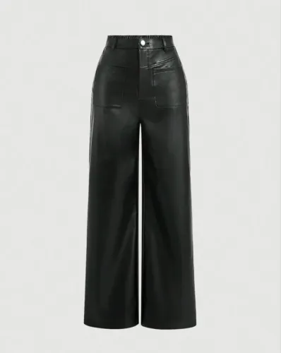 Calça de couro
