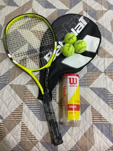 Raquete Babolat Eagle + Capa + 3 Bolas Wilson