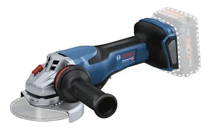 Esmerilhadeira Sem Fio Bosch Gws 18v 15 P Sem Bateria Cor Azul Bivolt