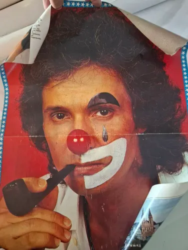 Pôster + Revista Roberto Carlos PALHAÇO