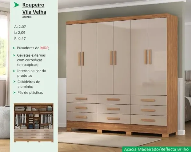 ROUPEIRO VILA VELHA 6P 9G C/ PES
