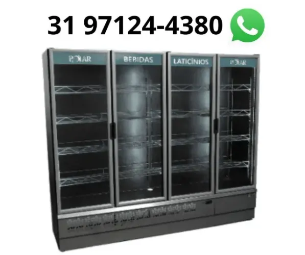 Expositor Refrigerado 4 Portas Polar 220v