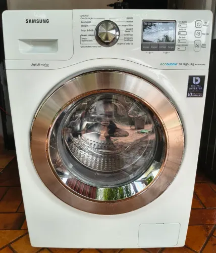 Máquina lava e seca Samsung ecobubble inverter 10.1kg funcionando perfeitamente top!!!