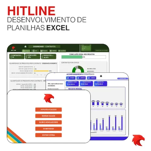 Planilhas Excel Personalizadas e Automatizadas