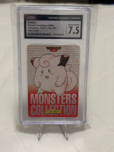 Carta pokemon clefairy bandai carddass graduada CGC
