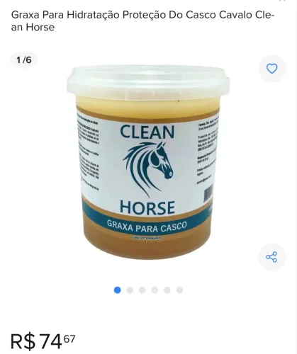 Graxa para cavalos 