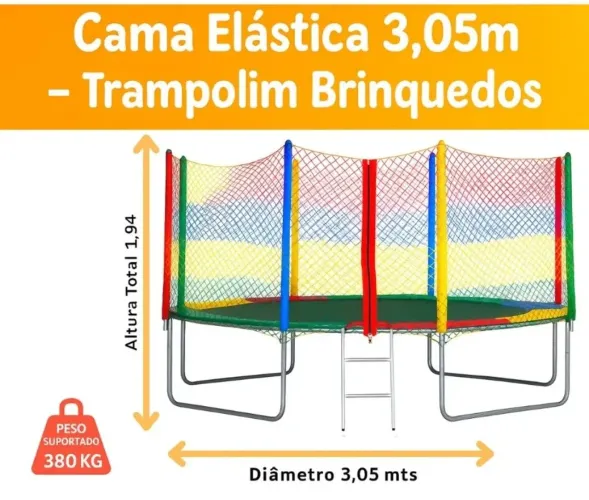 Pula pula cama elástica 