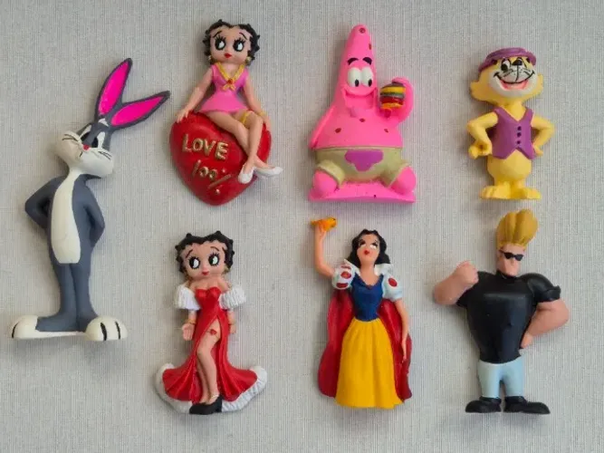 19 Imãs De Geladeira Desenho Animado e do Mar