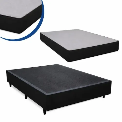 Direto de Fábrica - Kit Base Box + Colchão D33 Casal