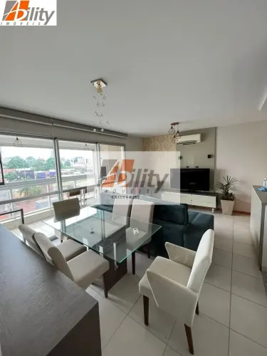 Lindo apartamento mobiliado disponível para locação em Cuiabá-MT com ótima localização. Pr