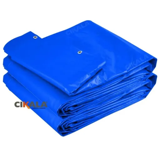 Lona 9X4mts Azul Ck300 micras Multiuso Cikala com ilhós usado apenas duas vezes