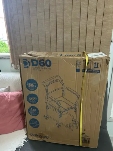 Cadeira de banho nova na caixa - 150kg