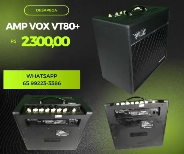 Amp de Guitarra VT80+ VOX
