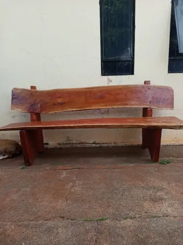 Banco de madeira rustico!