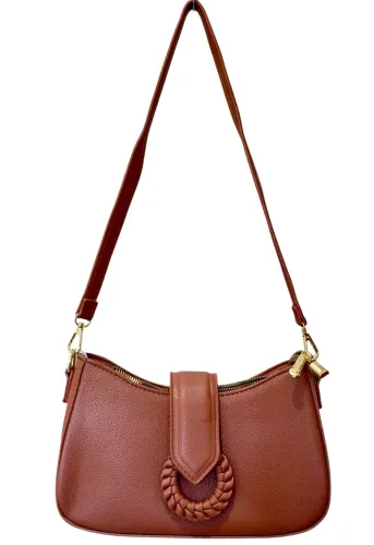 Bolsa baguete feminina alças duplas