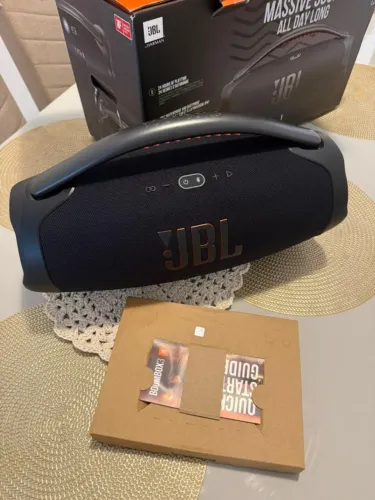 JBL Boombox 3, Bluetooth, À Prova D'água e Poeira - Preto