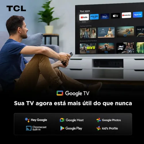TCL, QLED Smart TV, 55", 4K UHD, Google TV