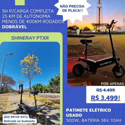 Patinete/Bicicleta Elétrica - Dobrável - Ótimo estado