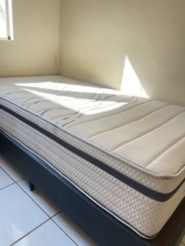 CAMA VIÚVA ORTOBOM ( Colchão +box)